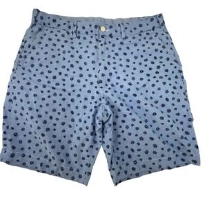 Polo Ralph Lauren Golf Shorts Mens 34 Blue Ladybug All Over Print Classic Chino